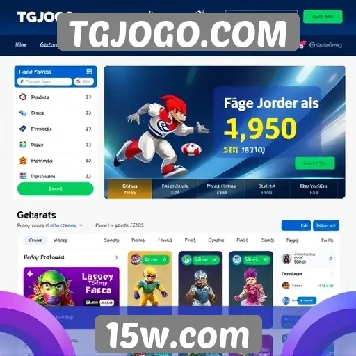 Novidades no design do site TGJOGO.COM atraem novos usuários